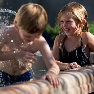 Family Fun In a Swim Spa