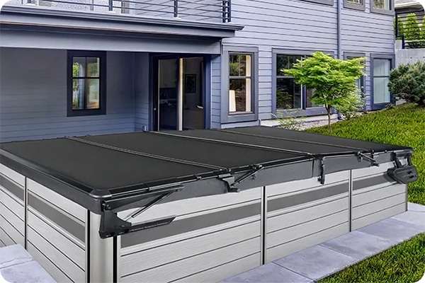 smartop swim spa cover installed